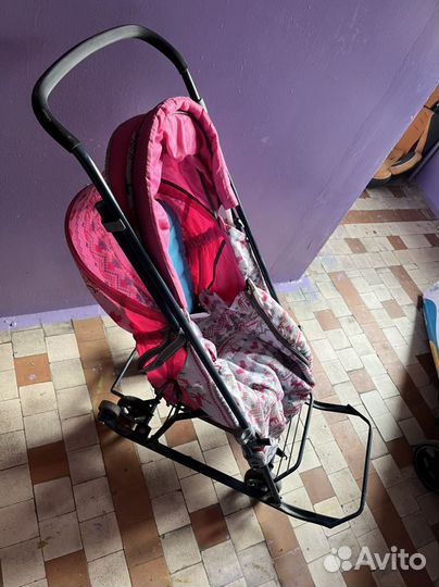 Санки коляска ника