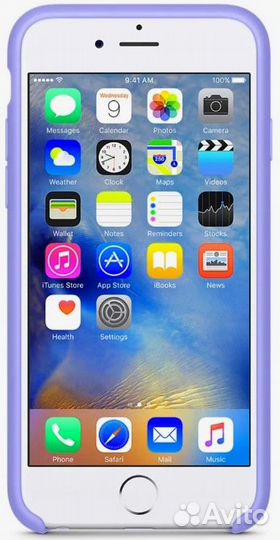 Силиконовый чехол на iPhone 7Plus/8Plus сиреневый