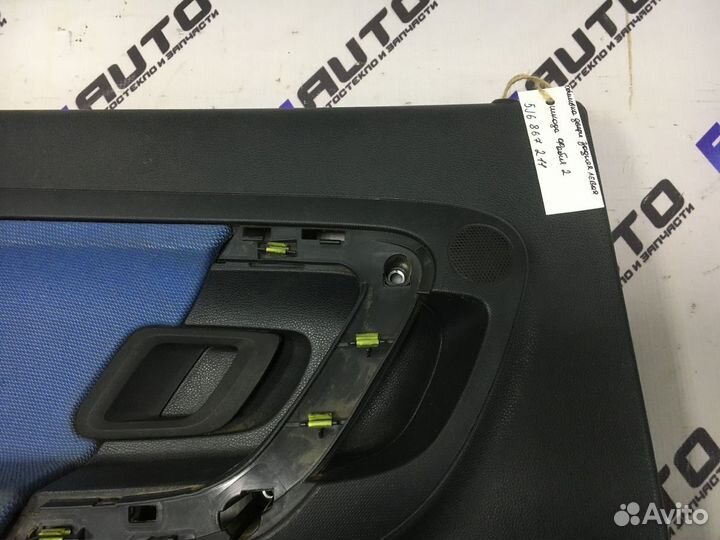 Обшивка двери задней левой Шкода Фабия 2