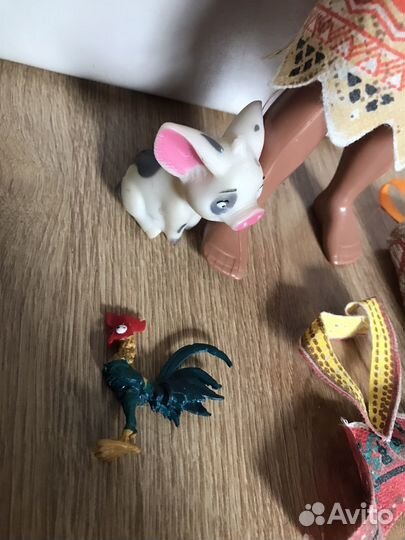 Кукла Моана из мультфильма с аксессуарами