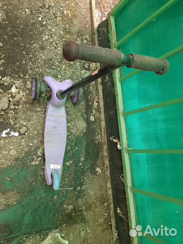 Самокат детский трехколесный бу