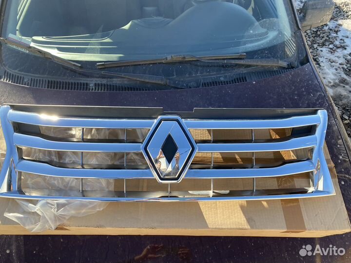 Решетка радиатора на renault duster