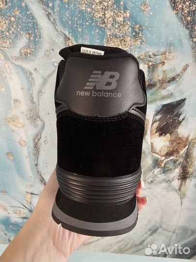 Кроссовки зимние чёрные универсальные