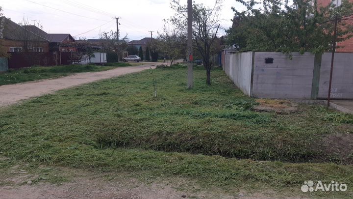 Покос травы. Спил кустарников