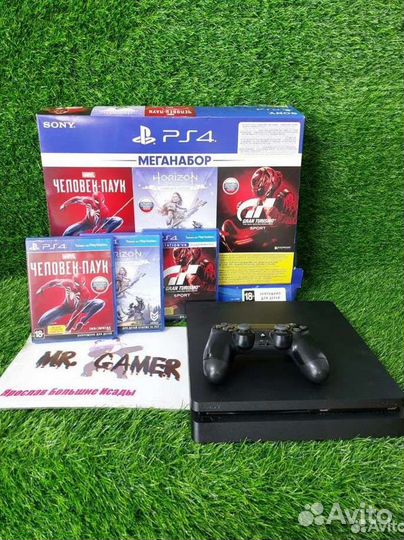 Sony PS4 slim 1 tb Меганабор