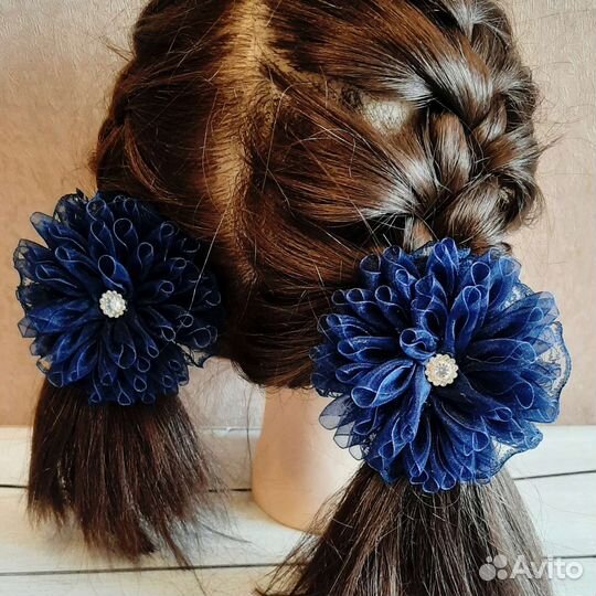 Школьные бантики ручной работы