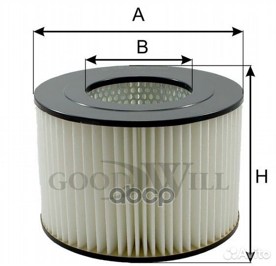 Фильтр воздушный AG534 AG534 Goodwill