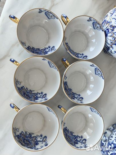 Коллекционный чайный сервиз «Поющий Сад» лфз