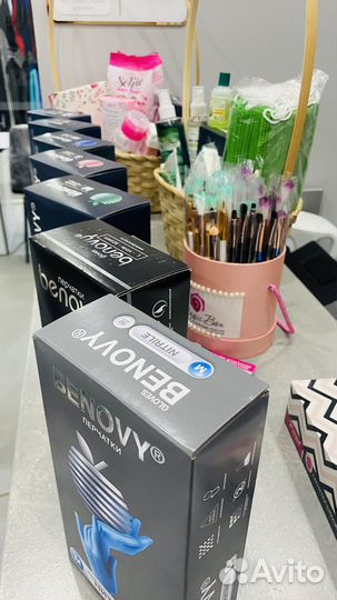 Перчатки нитриловые