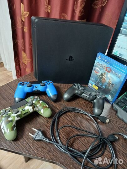 Sony playstation 4 slim 1tb с играми