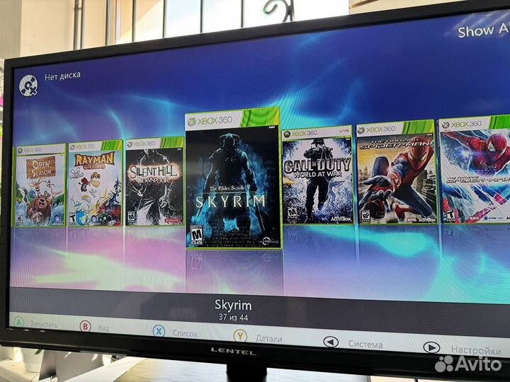 Xbox 360 + 44 игры/гарантия 90 дней