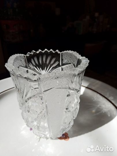 Хрустальные салатницы, вазочки и рюмочки