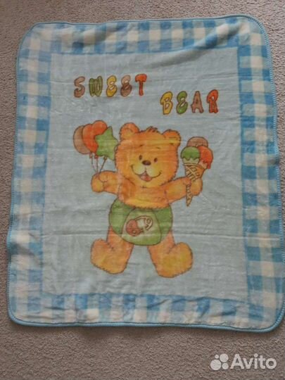 2 новых детских пледа, одеяло