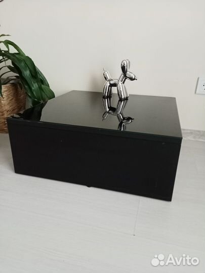 Тумба напольная черная