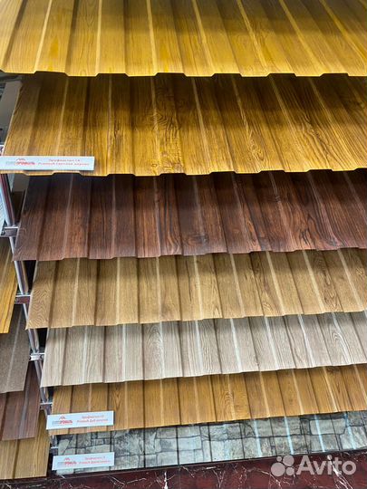 Профнастил под дерево Printech