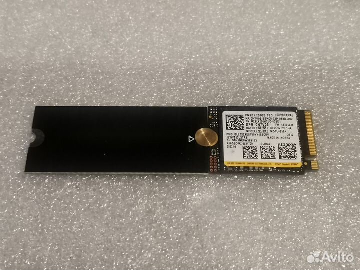 SSD PM9B1 Samsung 256GB M.2 NVMe 2230