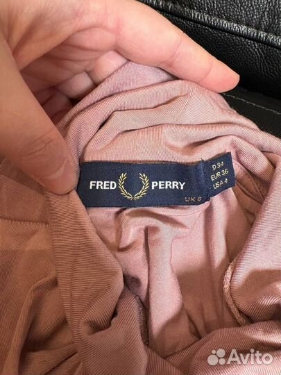 Водолазка fred perry оригинал розовая