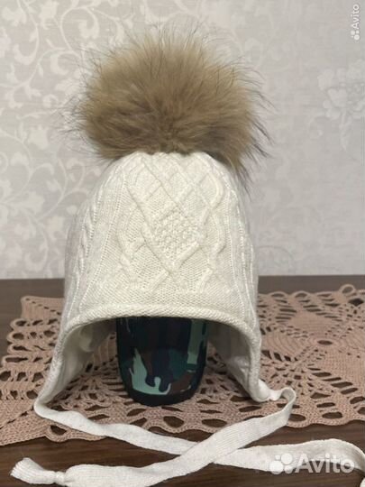 Шапка зимняя для девочки 54 56