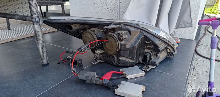 Фары ford focus 2 рестайлинг с линзами