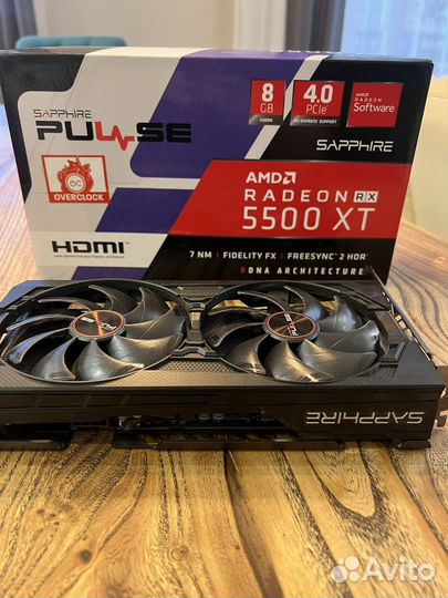 Видеокарта RX 5500xt 8 GB