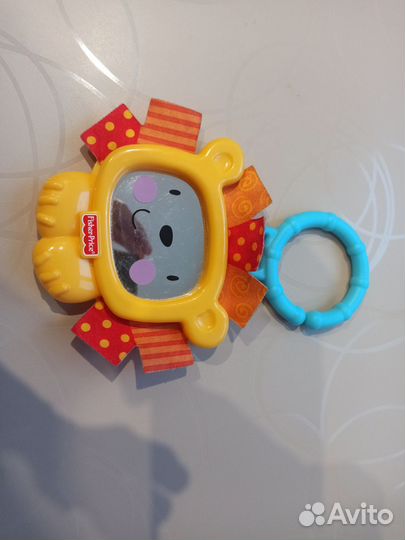Погремушки игрушки прорезыватель fisher price