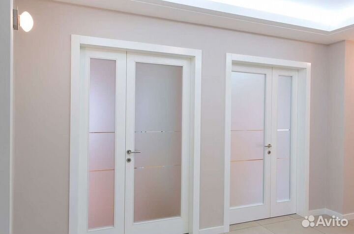 Пластиковые двери под ключ