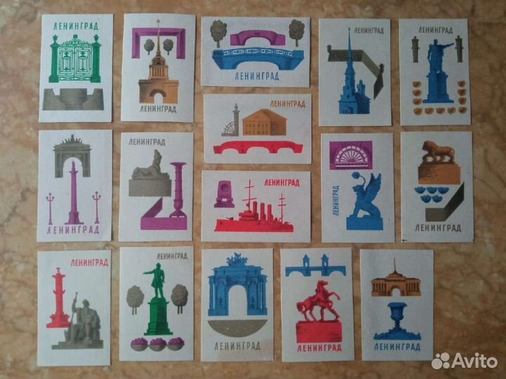 Этикетки спичечные СССР