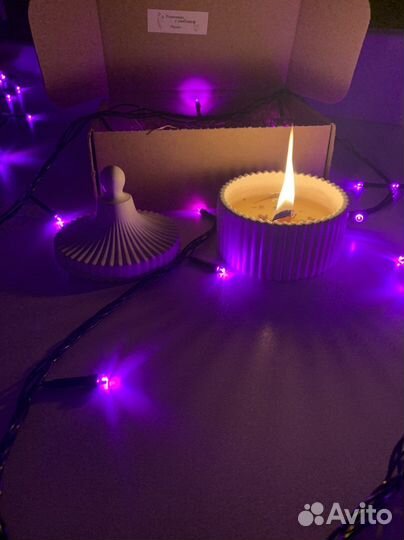 Ароматическая свеча в подарочной упаковке