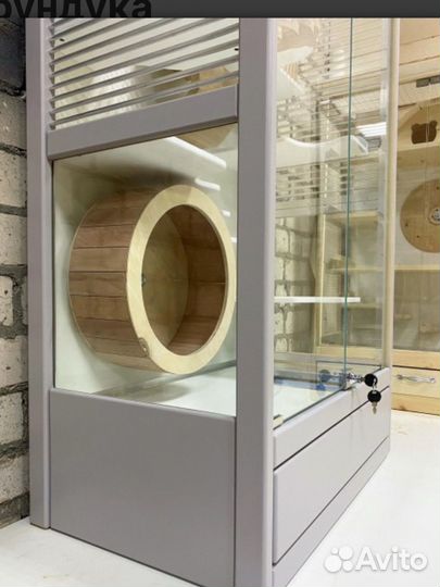 Витрина для шиншиллы, дегу, хорька белки бурундука