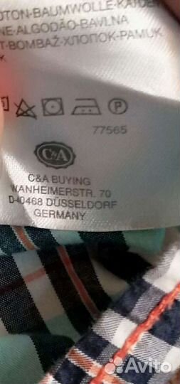 Рубашка рост 146 Хлопок