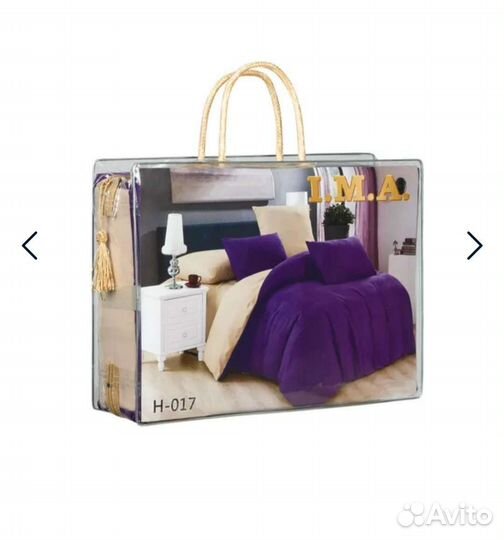 Комплект постельного белья семейный новый