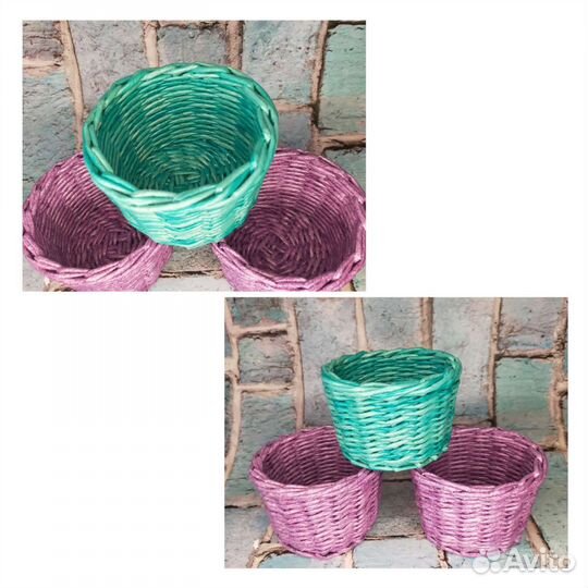 Корзина плетеная для подарков