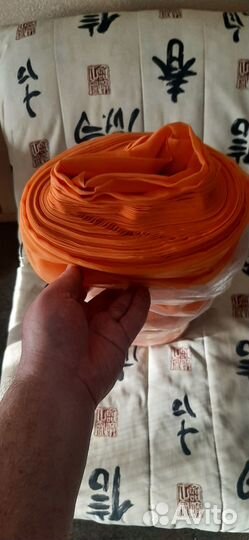 Вуаль оранжевая Однотон Interio ERT 25/300 V