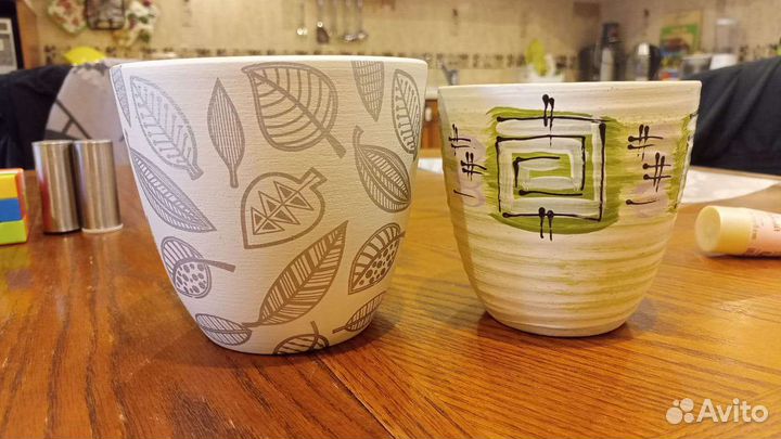 Горшок цветочный керамический