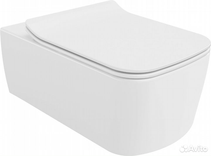 Подвесной безободковый унитаз Mexen белый