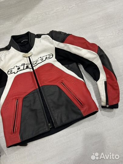 Оригинальная кожаная куртка Alpinestars GP Plus