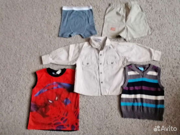 Модные детские вещи пакетом на мальчика 2-3 года