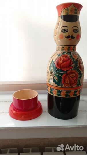 Футляр матрёшка для бутылки СССР