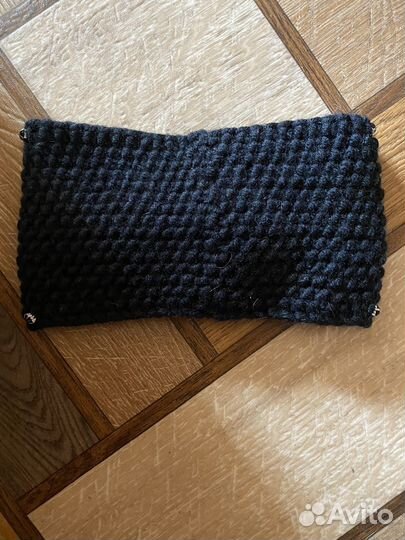 Повязка на голову вязаная женская