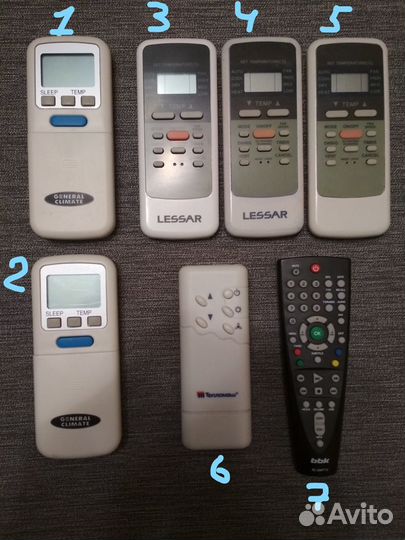 Пульты ду для кондиционеров и прочее