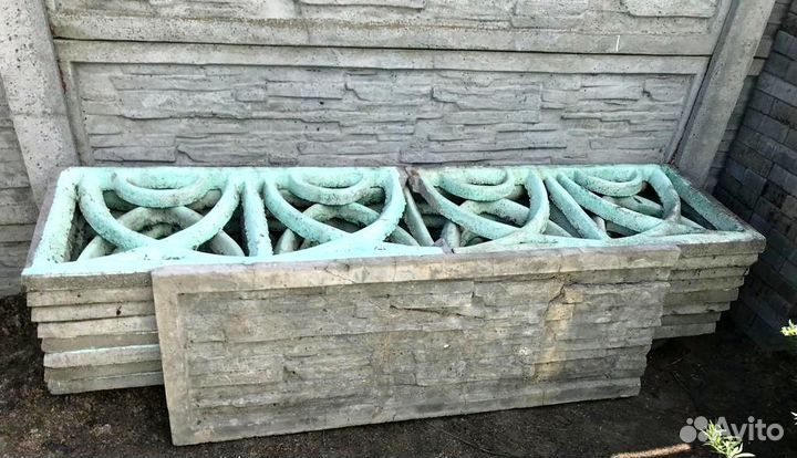 Плита заборная жб бу