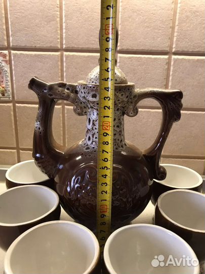 Сервиз Набор графин и стаканы керамика СССР