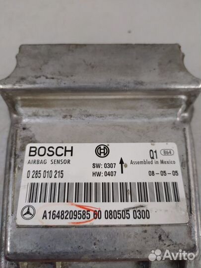 Блок управления AIR BAG Mercedes-Benz Ml W164 M