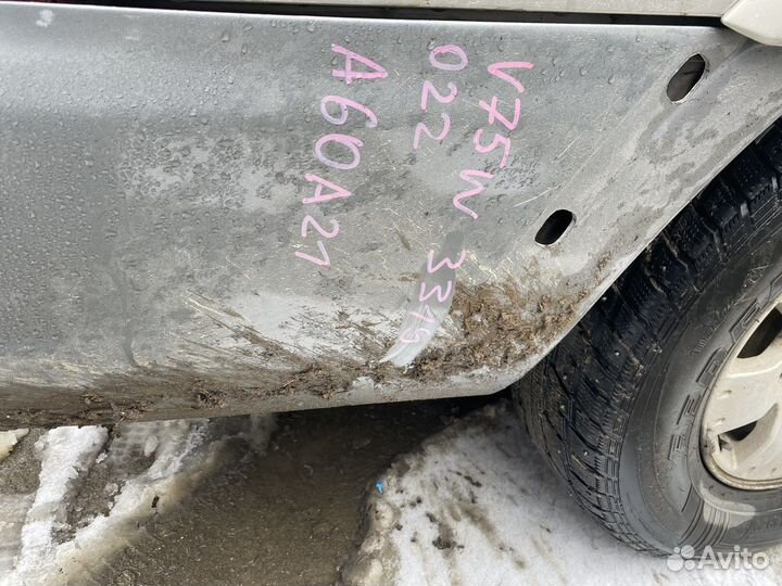 Задний бампер Pajero 3