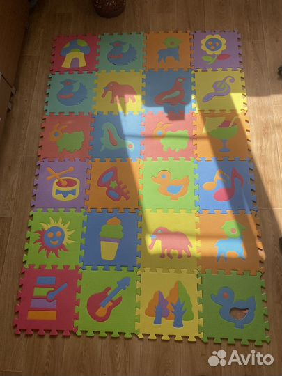 Детский коврик пазл