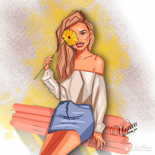 Иллюстрации, портреты, рисунки, арты на заказ