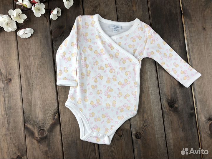 Боди с запахом для девочки Италия