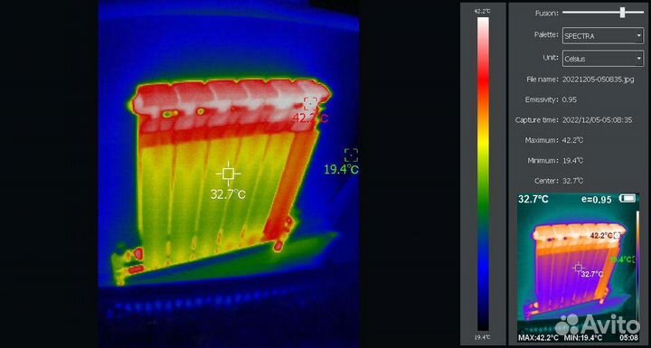 Обследование дома тепловизором