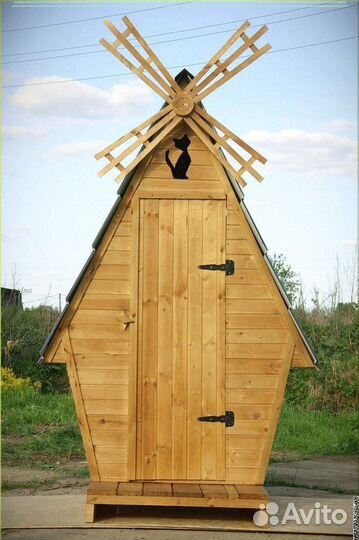 Уличный туалет домик с установкой ябе 416