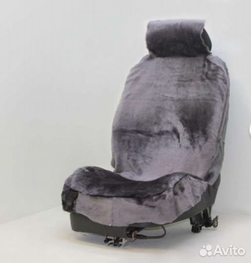 Меховые накидки натуральные серые